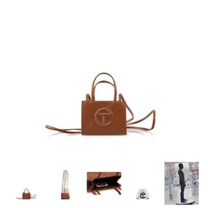 Small Tan Shopping bag